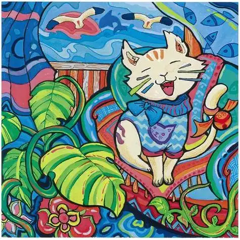 色彩装饰画优秀作品 色彩装饰画优秀作品简单