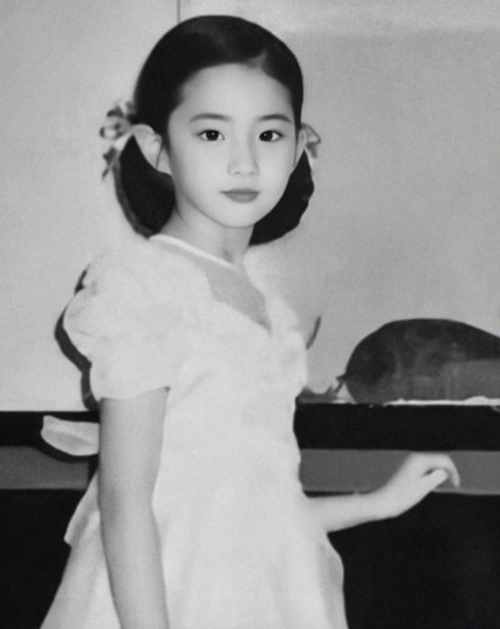 刘亦菲幼儿园毕业照曝光扎羊角辫超软萌网友大赞从小就是c位