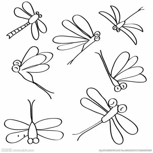 rgb40共享分关 键 词:蜻蜓 昆虫 动物 夏天 卡通动物 简笔画 卡通