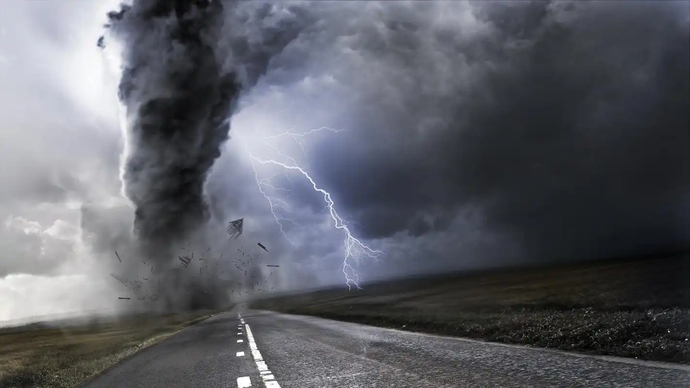 唯美壮观的龙卷风高清桌面壁纸高清大图预览1920x1080_风景壁纸下载_