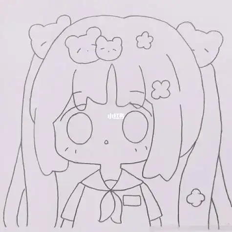 可爱的人物简笔画萌图 可爱的人物简笔画萌图小女孩全身