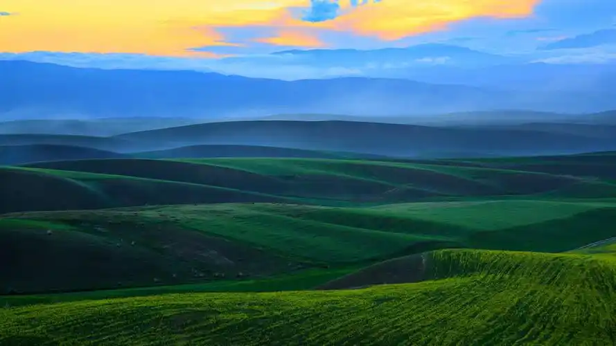 新疆喀拉峻草原,草原,清新,护眼,天空,新疆,高清壁纸,桌面图片-壁纸族