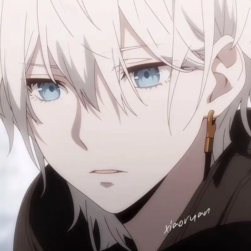 动漫男头|帅气白毛