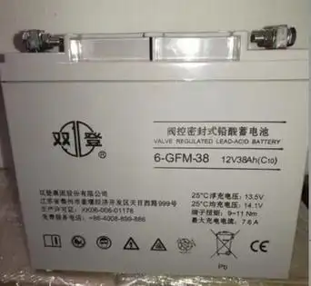 双登蓄电池6-gfm-3812v38ah 阀控铅酸免维护ups专用正品全国包邮