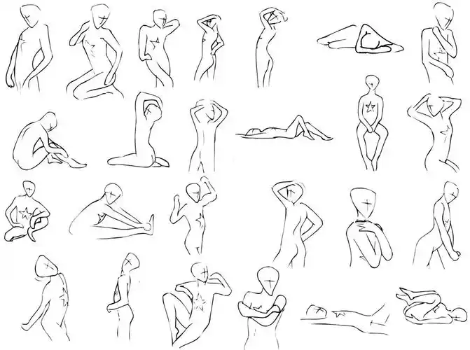 人像模特姿势大全,和大家一起分享