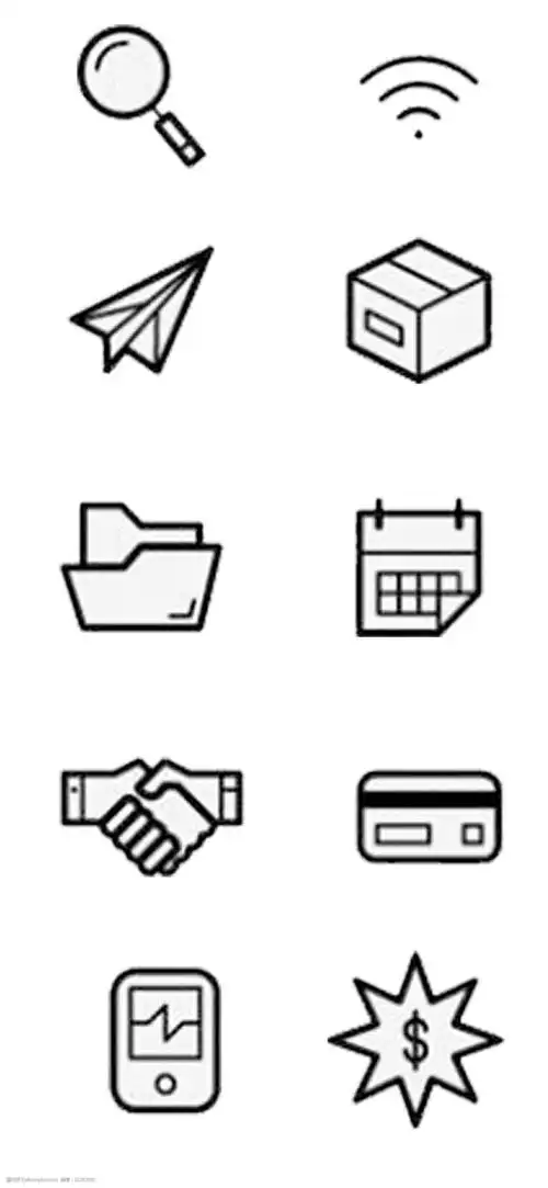 ppt中常用小图标素材图片-图行天下图库