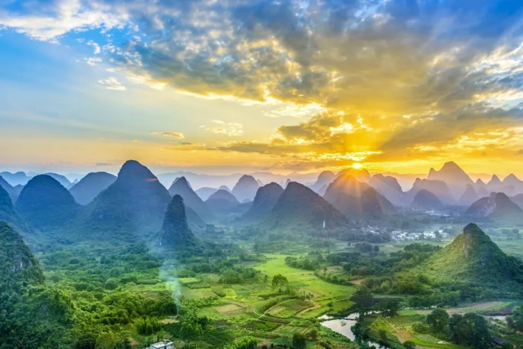 中国的喀斯特上天入地风光无限