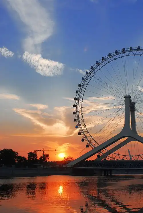 p>天津之眼(the tientsin eye),全称天津永乐桥摩天轮(the yongle