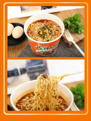 康师傅香辣牛肉面12桶整箱方便面