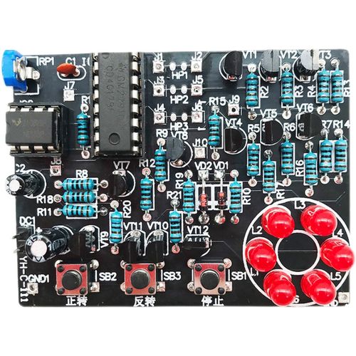 模拟三相交流电机正反转控制电路套件电子技能单招高职高考焊接