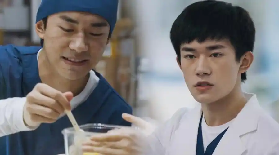 易烊千玺脸上的口罩印##中国医生花开春还公益mv