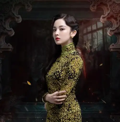 娜扎新剧《十二谭》海报公开,旗袍被吐槽太丑,质感不如《司藤》|古力