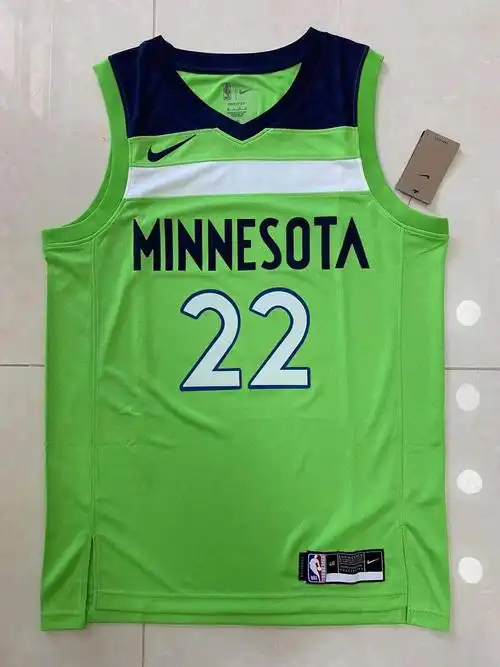 维金斯森林狼热压球衣