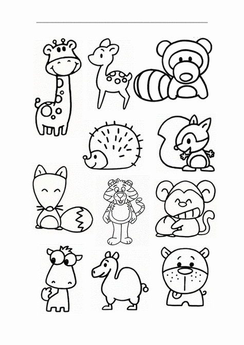 100种可爱简笔画图片100种可爱简笔画图片明亮