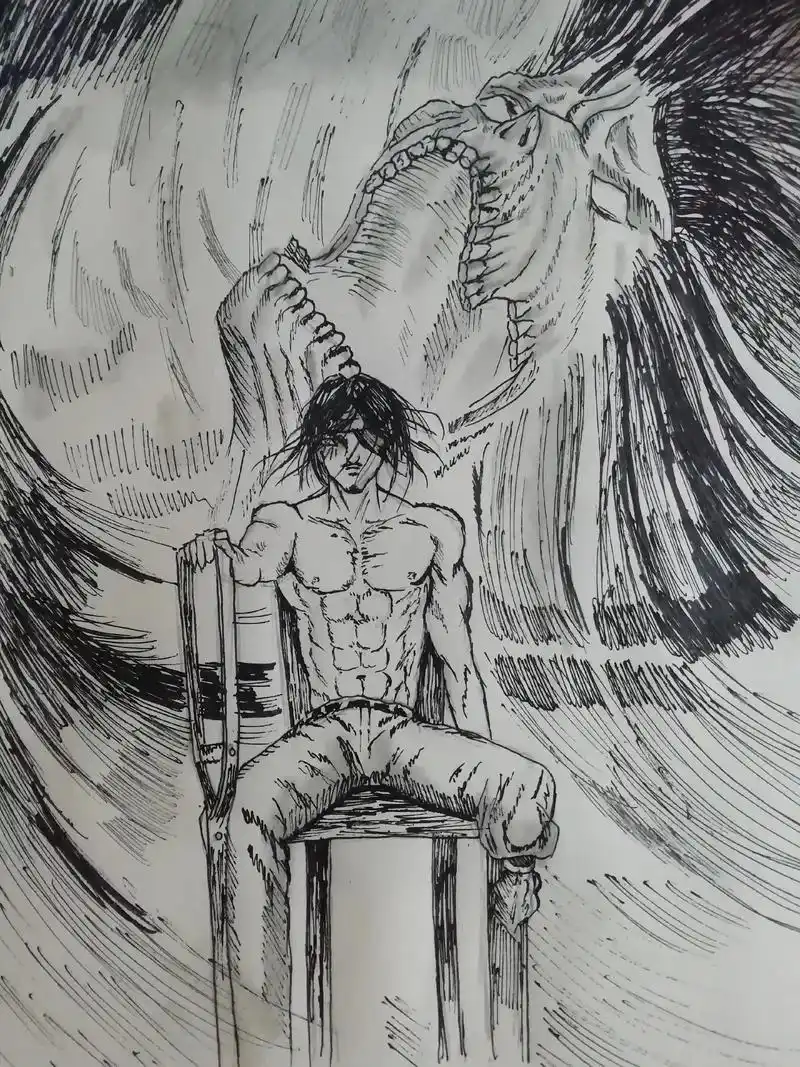 撤退的矮人 #艾伦 #巨人#手绘 自由的奴隶  - 抖音