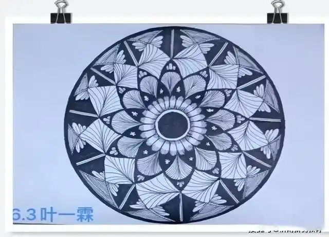 "圆"来这么美——六年级图形设计大赛《我的创意圆》