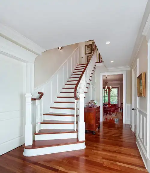 现代乡村别墅室内楼梯装修效果图大全大全_现代乡村别墅室内楼梯装修