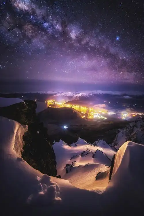 浪漫星空桌面壁纸