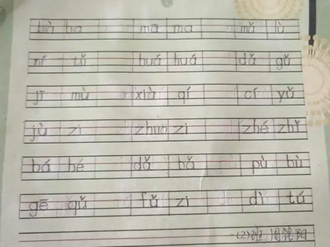 古人云:字如其人.学好拼音正