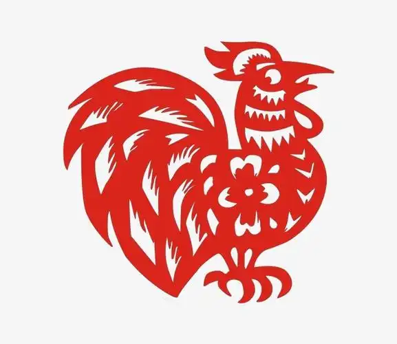 公鸡剪纸