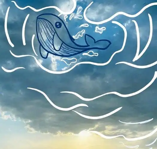 肖战罕见更博,绘画天空小鲸鱼,你们知道其中的含义吗?