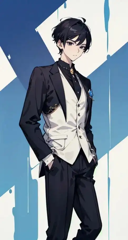 黑西装还是白西装.#从漫画里走出来的男孩 #绘画 #二次元a - 抖音