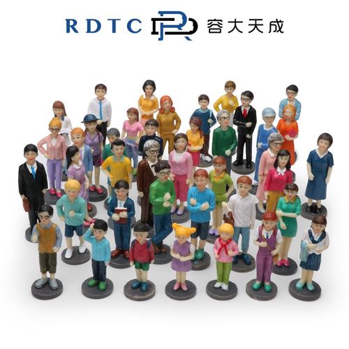 容大天成心理咨询沙盘游戏沙具中国家庭关系箱庭模型图谱人物-40