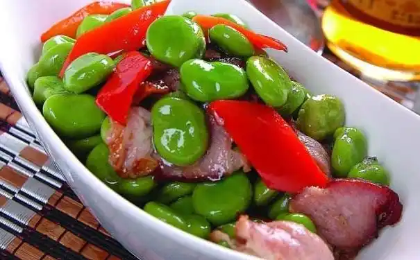 火腿炒蚕豆怎么做?火腿炒蚕豆做法是什么?[图] - 大众健康网