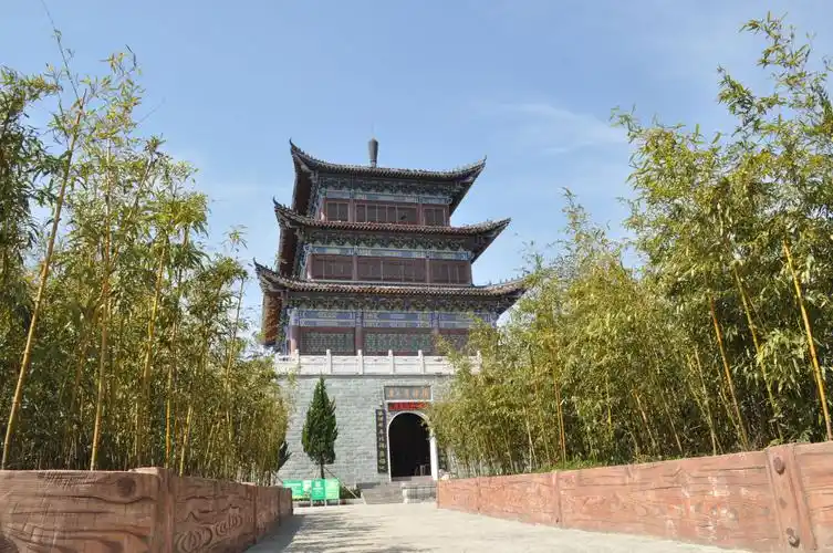 河南固始西九华山品茶赏竹结禅缘