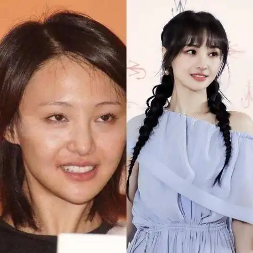 10位素颜女星前后对比,哪位才是你素颜女神
