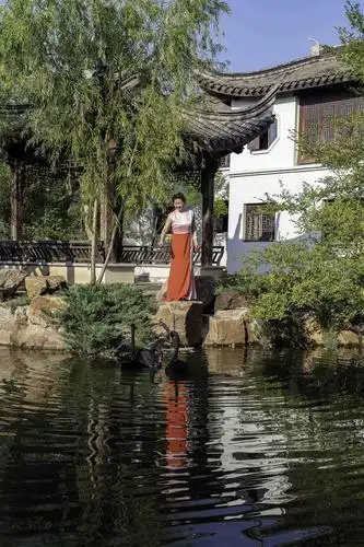 2020金秋营口雅韵旗袍走进盘锦江南风情园纪实