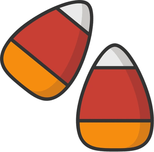 两个三角饭团矢量插画