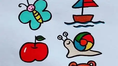 数字简笔画 #一起学画画 #简笔画教程 #简笔画