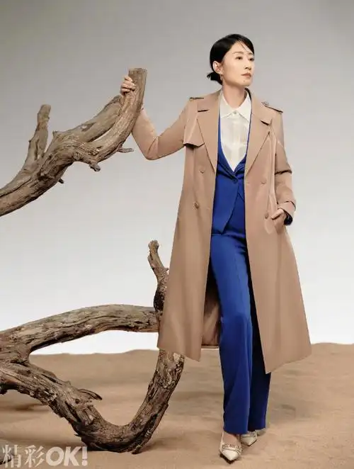 刘敏涛沧海凝辉封面大片##刘敏涛再现红色高跟鞋