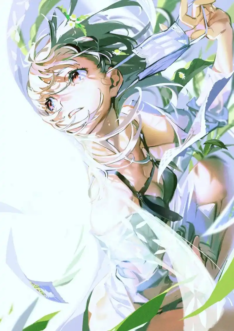 第一张来自画师rella为fgo官方制作的星巡的少年的概念礼装.