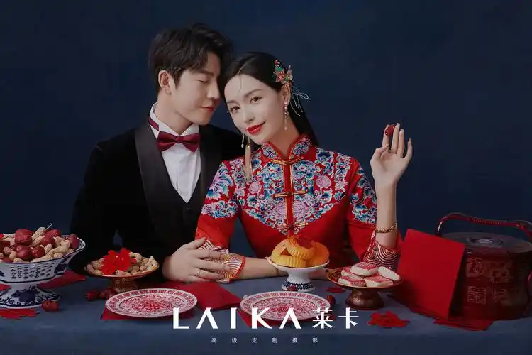 深邃又高级的喜嫁婚纱照