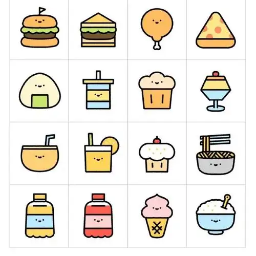 可爱的简笔画小图,简单好看