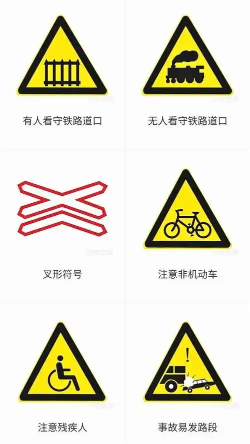 交通标志是以图形符号,颜色和文字来向交通参与者传递交通信息的,所有