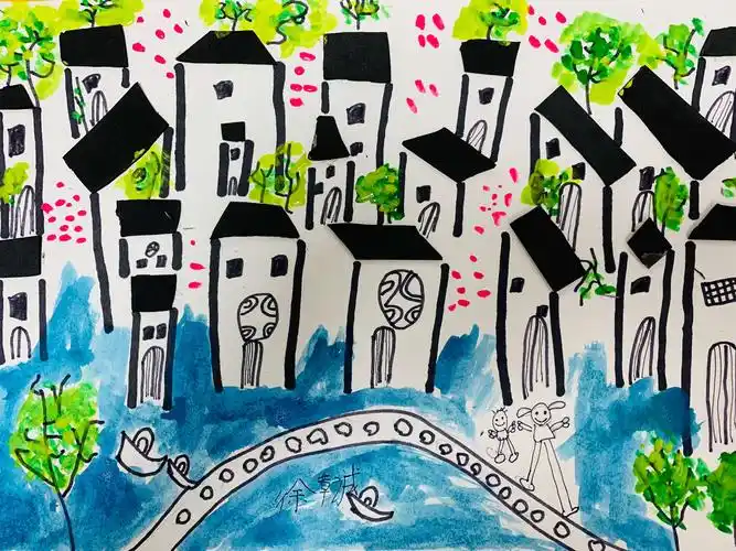 2020秋季儿童画创意班《江南》欣赏