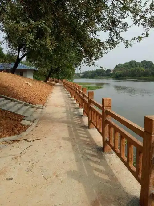 浙江仿木栏杆 衢州仿木纹护栏 金华混凝土河道栏杆 混凝土护栏 水泥