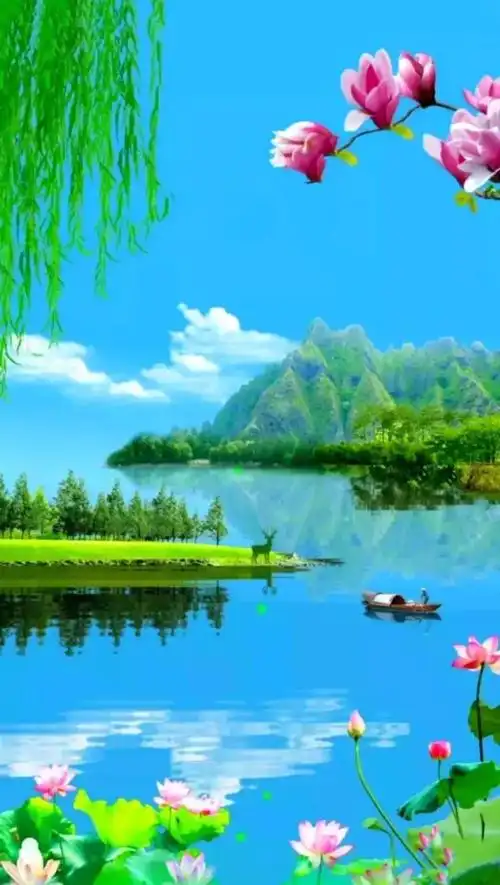 绝美的手机壁纸!宛若人间仙境!_清手