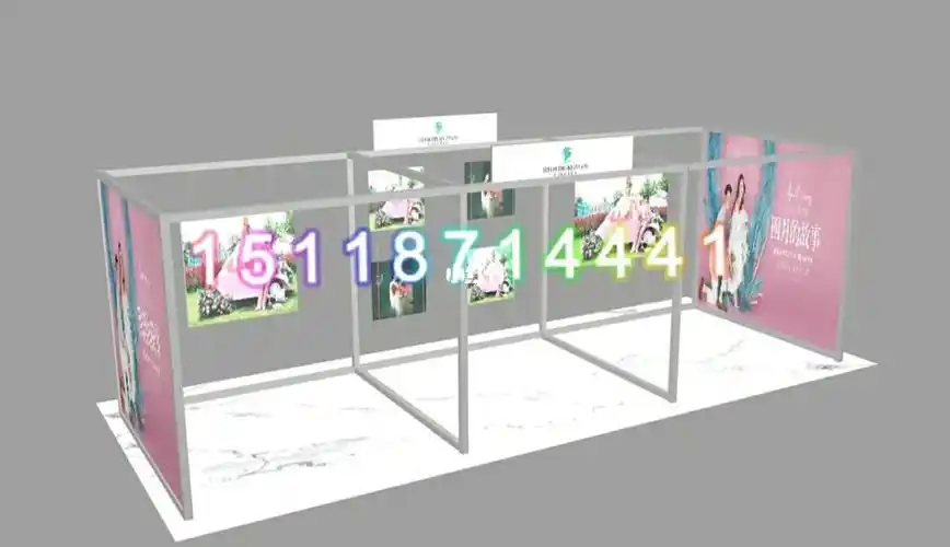 商场展位婚纱摄影影楼活动促销设计布置搭建