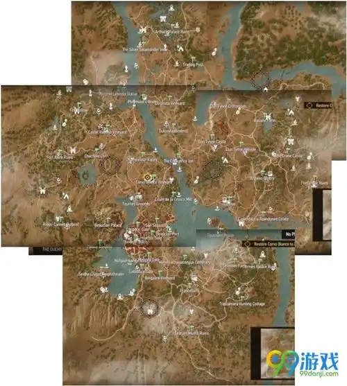 巫师3狂猎dlc血与酒完整地图一览新dlc地图有多大