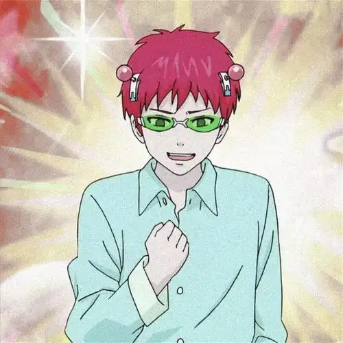 粉发动漫男生头像