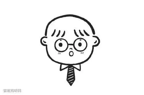 智慧型人物简笔画