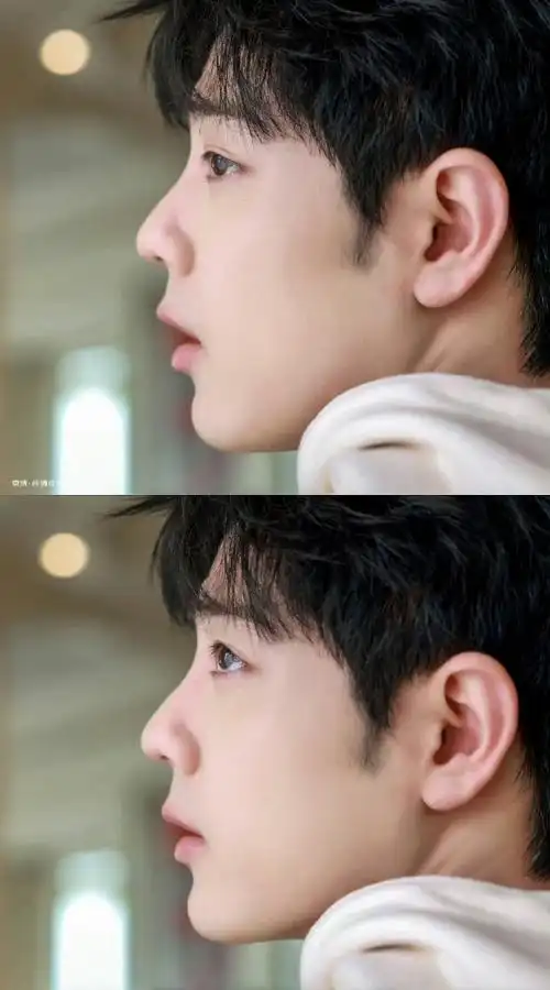 肖战侧脸好幼##肖战素颜好幼