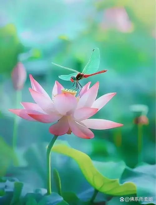 的图片荷花蜻蜓图片大全荷花与蜻蜓蜻蜓荷花蜻蜓荷叶图片荷叶蜻蜓图片