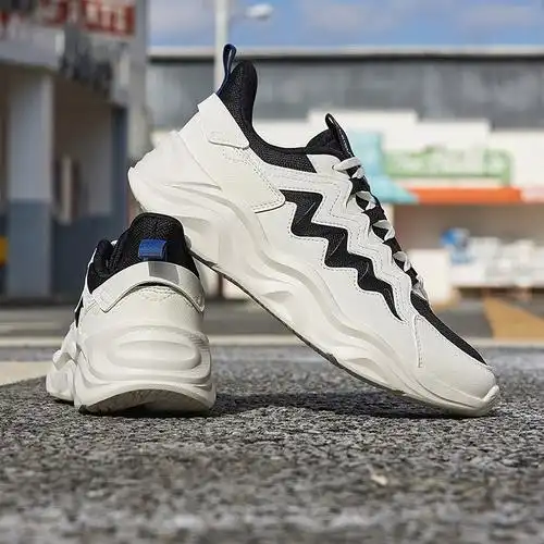 361男鞋运动鞋新款复古老爹鞋男网面透气休闲鞋子跑步鞋