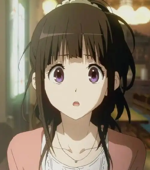 冰菓#可爱又漂亮的千反田爱瑠#动漫#头像～无水印