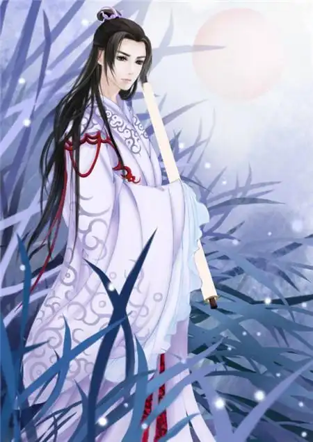 古风长发美男动漫图片